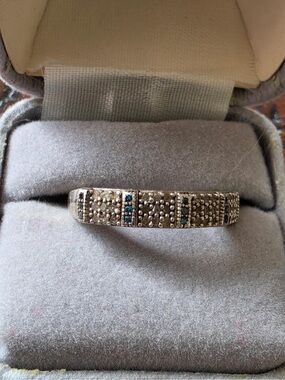 D’Joy Multi Colored Stones and Diamonds size 8 Marcasite style